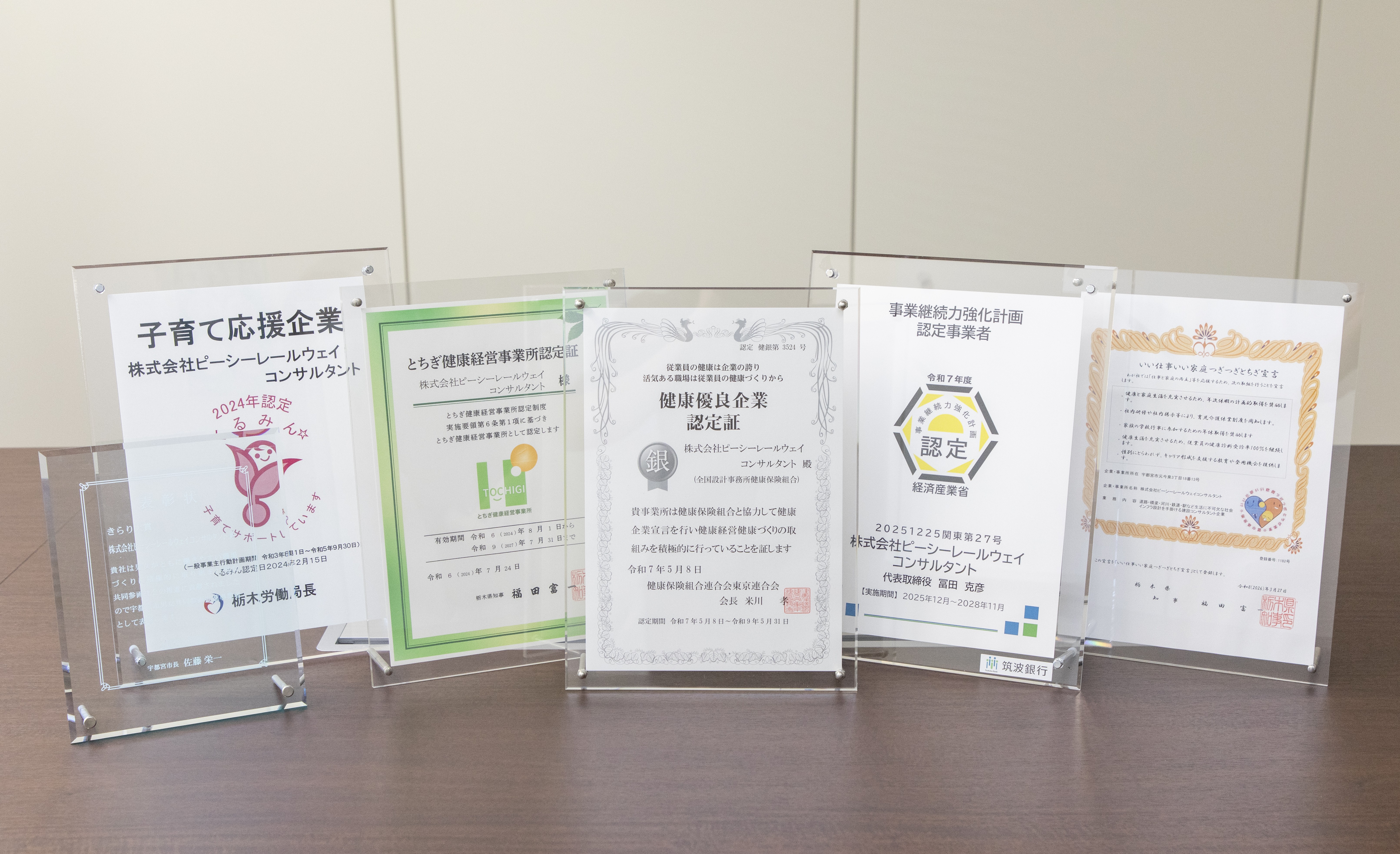 認定・表彰